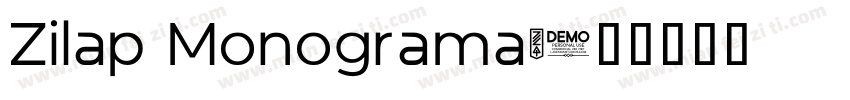 Zilap Monograma字体转换